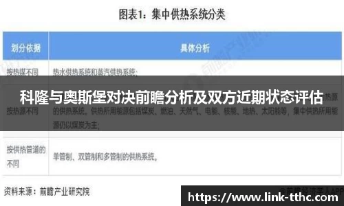 科隆与奥斯堡对决前瞻分析及双方近期状态评估